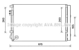AVA QUALITY COOLING kaa5280d -  Конденсатор, кондиционер